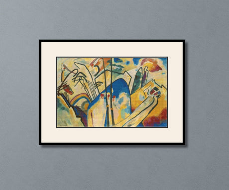 Composition IV Cross Stitch Pattern