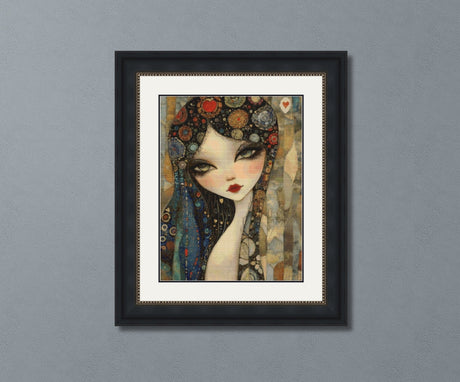 Golden Muse Cross Stitch Pattern