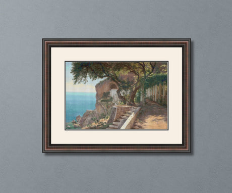 Pergola in Amalfi Aagaard Cross Stitch Pattern