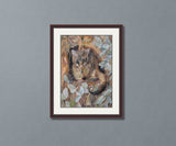 Possum up a Gum Tree North Cross Stitch Pattern