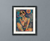 Psychedelic Summer Vibes Cross Stitch Pattern