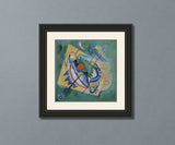 Red Oval Kandinsky Cross Stitch Pattern
