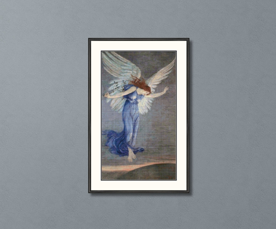 クリスティンハワース【The Angel of peace】 The Angel of Peace Crane Cross Stitch Pattern – Craft Hatchery