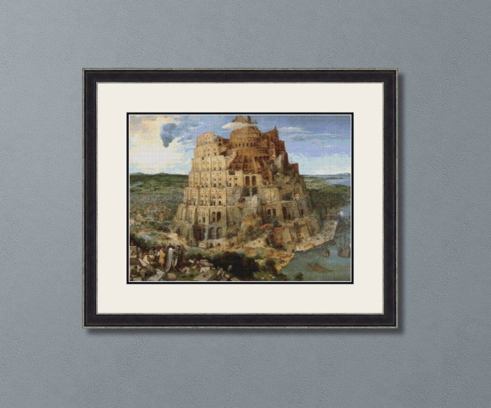 Tower of Babel Bruegel the Elder Cross Stitch Pattern