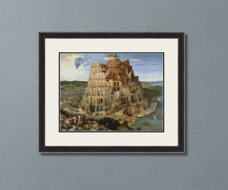 Tower of Babel Bruegel the Elder Cross Stitch Pattern