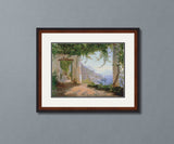 View to the Amalfi Coast Cross Stitch Pattern