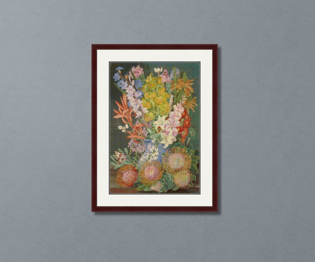 Wild Flowers of Ceres South Africa North Cross Stitch Pattern