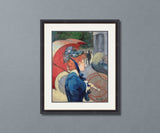 Woman with Umbrella Anquetin Cross Stitch Pattern