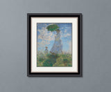 Woman with a Parasol and Her Son Monet Cross Stitch Pattern