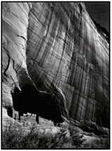 White House Ruin, Canyon de Chelly National Monument, Arizona - Ansel Adams Cross Stitch Pattern