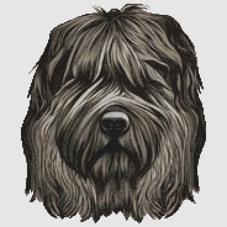 Bouvier - Portrait Cross Stitch Pattern