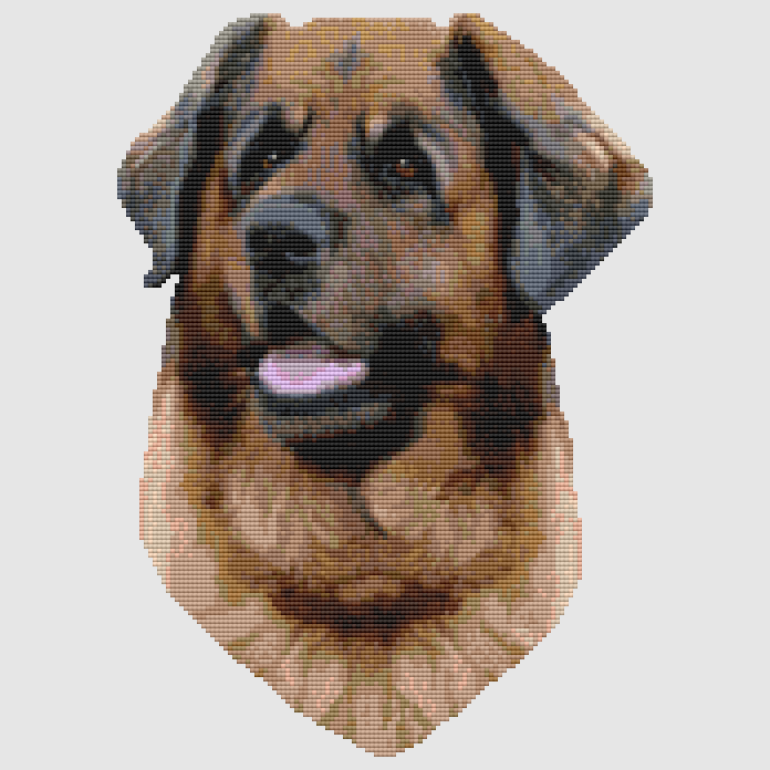 Leonberger - Portrait Cross Stitch Pattern