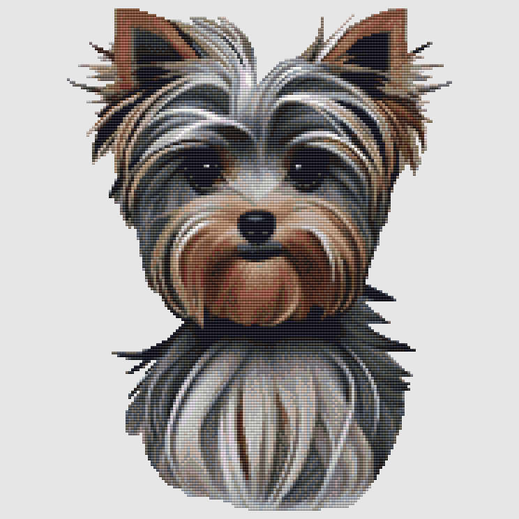 Yorkshire Terrier - Cuteness Cross Stitch Pattern