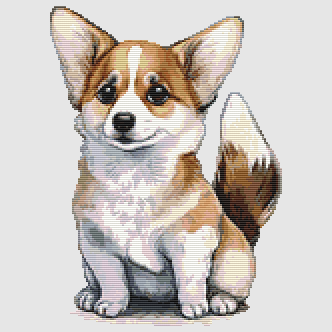 Corgi - Pup Cross Stitch Pattern