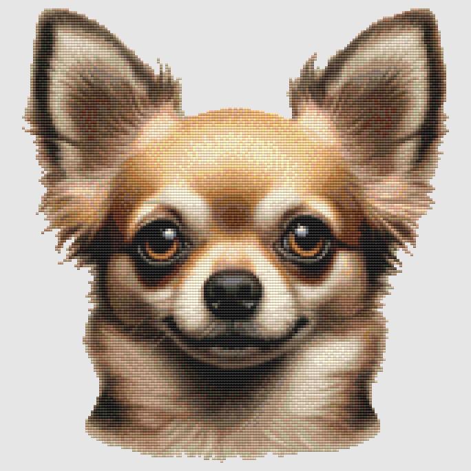 Chihuahua - Portrait Cross Stitch Pattern