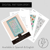 Pastel Garden Cross Stitch Pattern