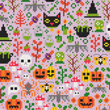 Halloween Garden Cross Stitch Pattern
