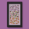 Halloween Garden Cross Stitch Pattern