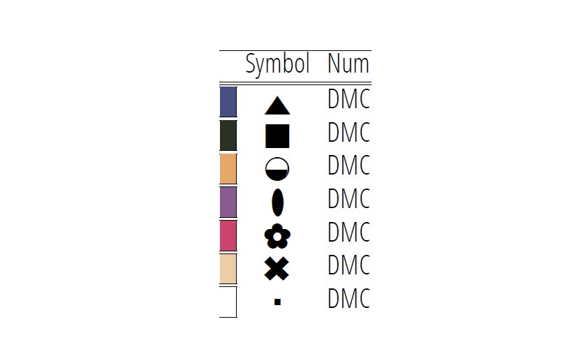 Bisexual Korean Heart for dark backgrounds Cross Stitch Pattern