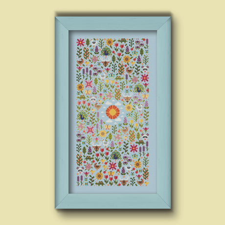Light Garden Cross Stitch Pattern