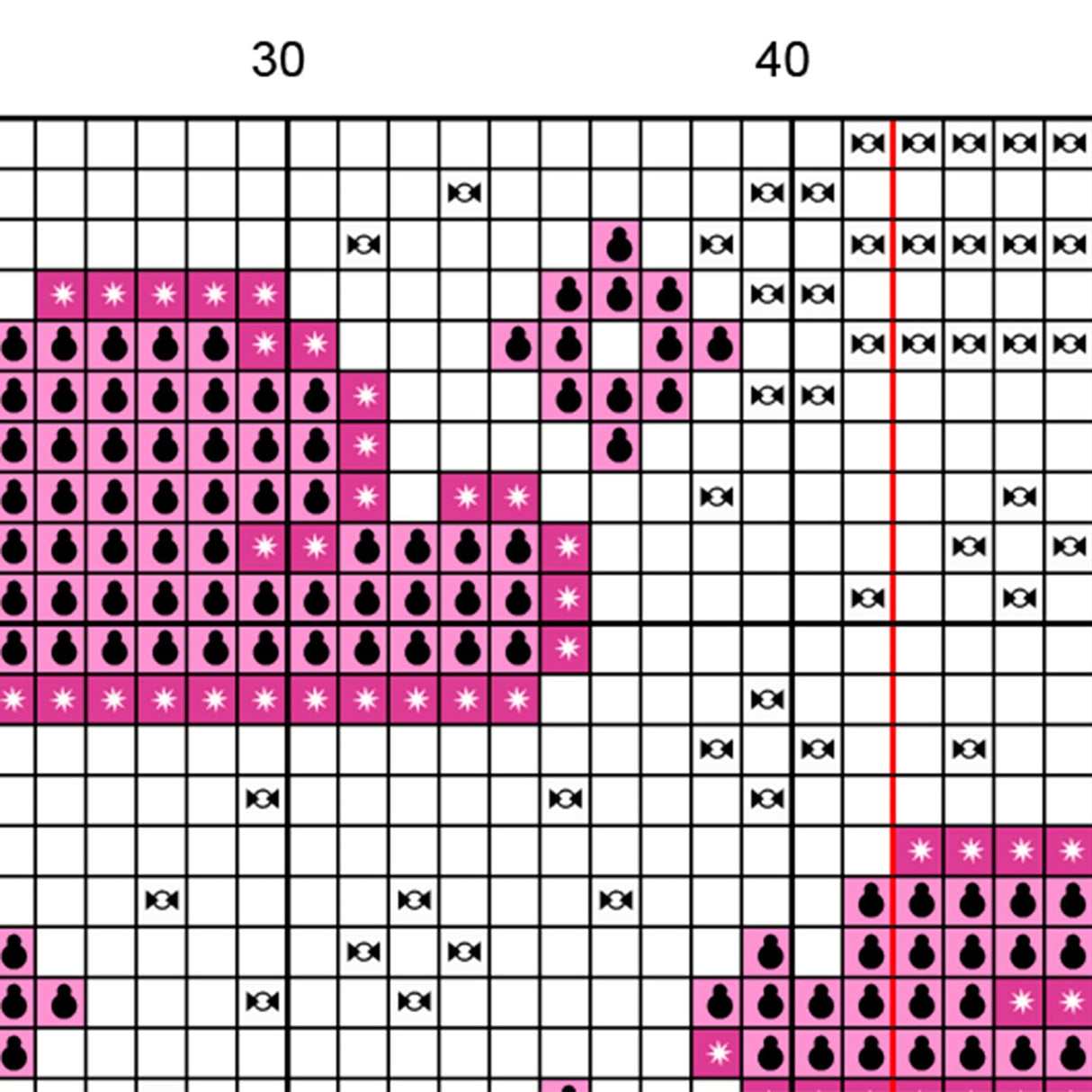 Mini Cloudy Sky Cross Stitch Pattern