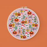 Mini Halloween Garden – Pumpkin Field Cross Stitch Pattern