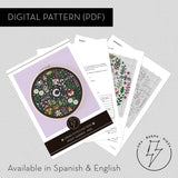 Mini Night Garden Cross Stitch Pattern