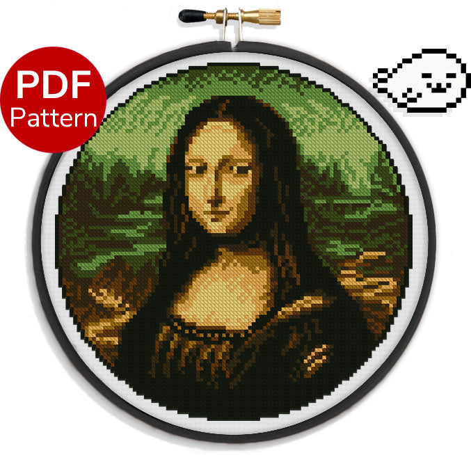 Mona Lisa Cross Stitch Pattern