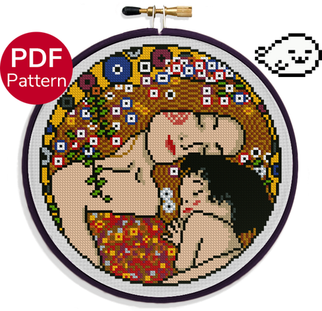 Mother and Child – Covered Cross Stitch Pattern