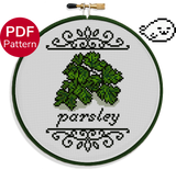 Parsley Cross Stitch Pattern