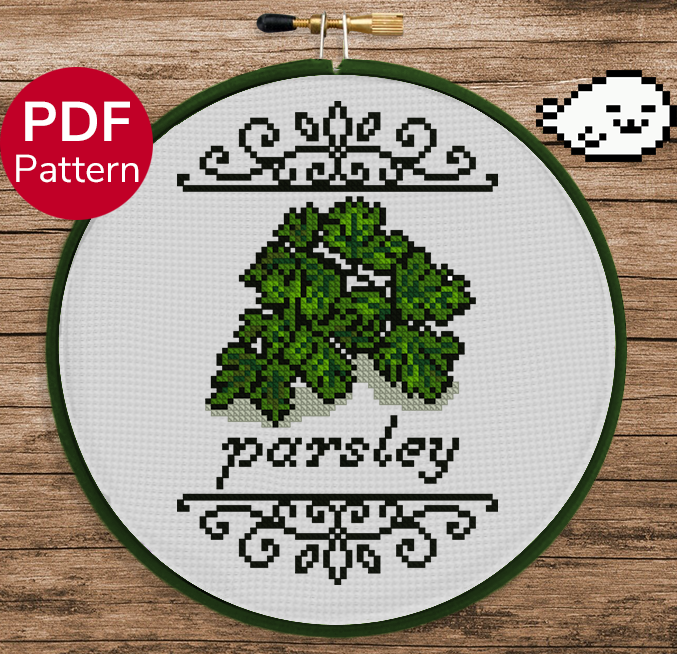 Parsley Cross Stitch Pattern