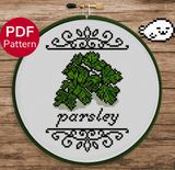 Parsley Cross Stitch Pattern