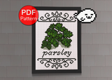 Parsley Cross Stitch Pattern