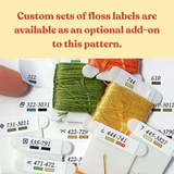 The Tetons -- Snake River - Ansel Adams Cross Stitch Pattern