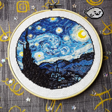 Starry Night Cross Stitch Pattern