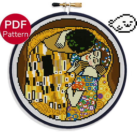 The Kiss Cross Stitch Pattern